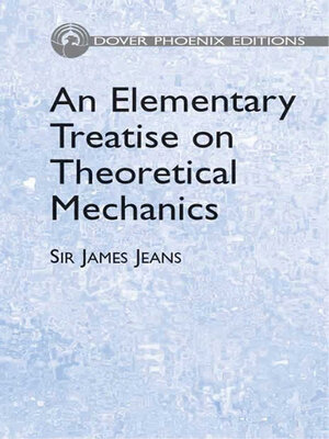 cover image of An Elementary Treatise on Theoretical Mechanics